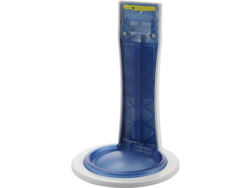 G1 Kombi Tischständer/Auffangschale NewLook (weiss/blau)